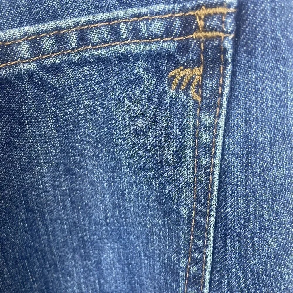 NWT Madewell‎ The Perfect Vintage Jean Gray Sparkle Trim W30